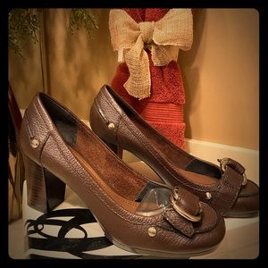 Nine West Brown leather vintage shoe